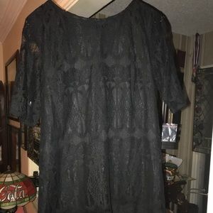 Ronni Nicole after five black lace dress